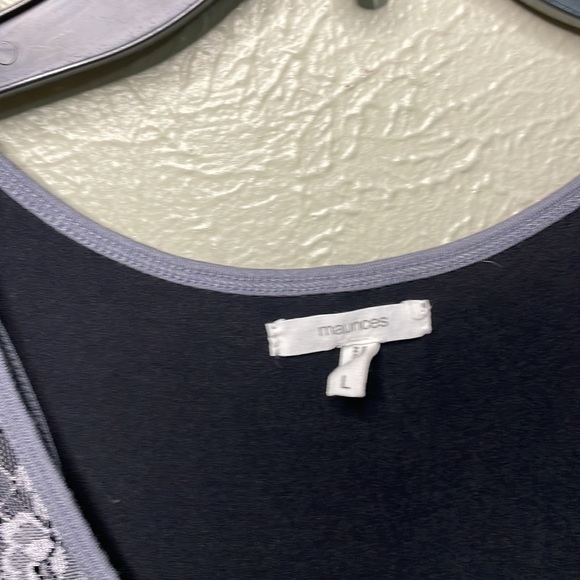 Maurice’s Large Grey sleeveless top - Picture 3 of 5